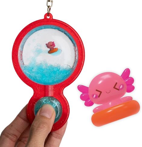 Goonameez, Hand-Held Sensory Toy with Floating Characters, Mesmerizing Water Mix Fidget Toy – Collect All 6 Unique Shapes for Squishy Fun, Perfect Travel Toy! (BunBun) in Kuwait