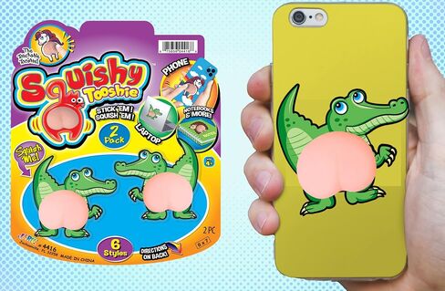 JA-RU Tooshie Squishy Stickers (6 Packs of 2) 3D Stickers Squeeze Stretch Pinch The Tooshie Butt Stress Relief Fidget Toy for Kids. Stress Ball Goodie Bag Stuffers. 4416-6s in Saudi Arabia