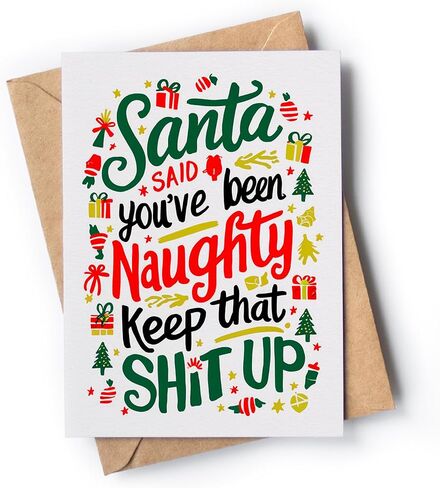 Christmas Card for Mom or Dad - Funny Christmas Card for Parents from Daughter, Son - Mom Funny Christmas Card - Dad Xmas Card - Christmas Card Idea for Parents - Just Remember in Kuwait