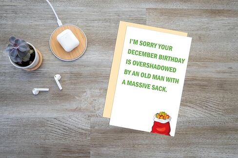 Naughty Tits Christmas Card, Sexy Merry Christmas Card for Friend BF, Funny Winter Season Xmas Card in Saudi Arabia