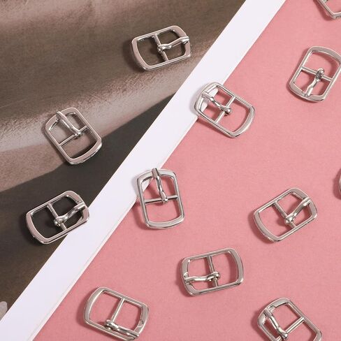 20 قطعة من أبازيم الأحذية المعدنية ذات الشق الواحد، أبازيم منزلقة قابلة للتعديل، إبزيم دوار متعدد الأغراض للحرف الجلدية، دبوس صناعة الأجهزة لحقيبة الأحذية وحزام الجلد وحقيبة الظهر وحافظة بديلة in Kuwait