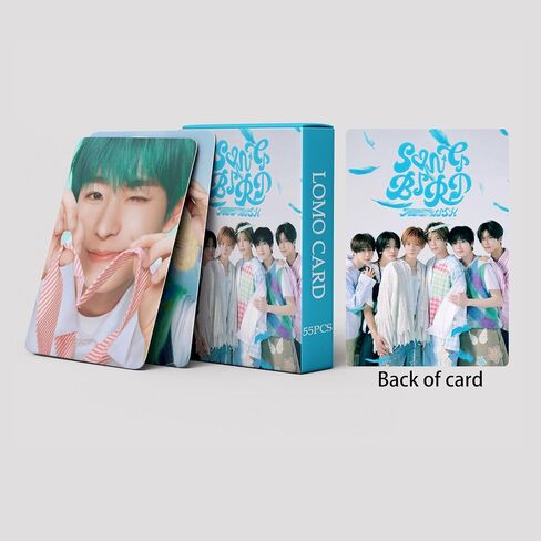 55 قطعة مجموعة بطاقات الصور لألبوم Nct-wishh الجديد Songbird Lomo بطاقة الصور الفوتوغرافية البضائع لجمع المشجعين in Saudi Arabia