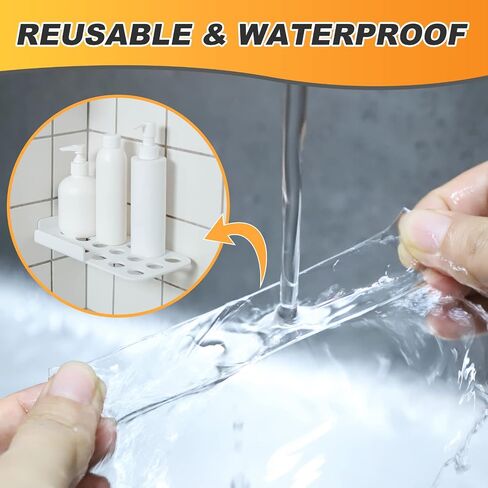 Double Sided Tape Heavy Duty, Clear Mounting Tape Waterproof Transparent Tape,16.4FT Two Sided Adhesive Tape, Removable Wall Tape Sticky Poster Tape for Home,Office in Kuwait