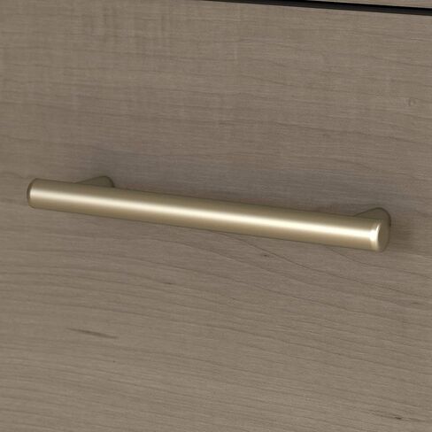 مكتب مكتب Bush Furniture Somerset 60W مع خزانة ملفات جانبية وخزانة كتب ذات 5 أرفف في Hansen Cherry in Kuwait