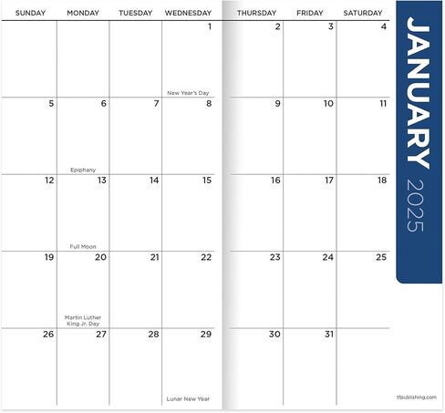 TF PUBLISHING 2025-2026 Kittens 2-Year Small Monthly Pocket Planner | 2-Page Large Calendar Grid and Lined Notes Section in Back | Monthly Day Planner for Purse | 3.5" x 6.5" in Saudi Arabia