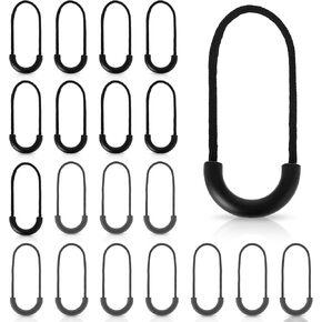 Tyqour 20pcs Nylon Paracord Zipper Pull Tab, Zipper Pulls Replacement, Backpack Zipper Pulls, Zipper Pull Charm for Jackets, Pants, Boots, Coats, Luggage(Universal Zipper Extender)
