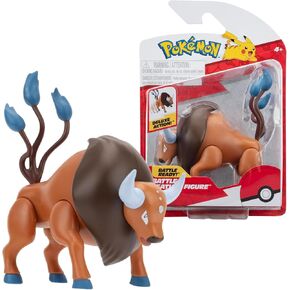 Pokemon Figure Tauros Battle Figures - 11 cm Pokemon Figures - New 2024 - Official Pokemon Toys