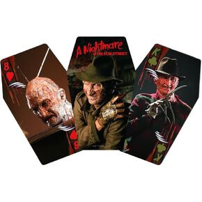 AQUARIUS A Nightmare on Elm Street Premium Coffin Playing Cards - Themed Deck of Cards for Your Favorite Card Games - Officially Licensed A Nightmare ON ELM Street Merchandise & Collectibles