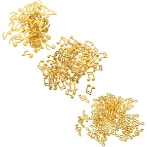 150pcs Note Filler Epoxy Resin Crafts Resin Metal Filler Epoxy Resin Filler Resin Filling Charm Epoxy Resin Supplies Alloy Epoxy Resin Musical Note Uv Resin Filler Diy Supplies