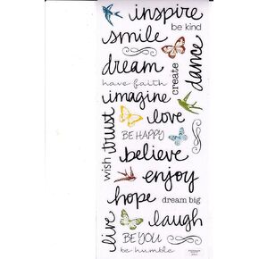 Stickabilities Sticker Sheet - Inspiration Handwritten Words