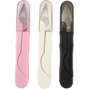 3 Pcs Portable Scissor U Shape Sewing Scissors Embroidery Scissors Cross- Stitch Craft Thread Cutter Needlework Scissors (3)
