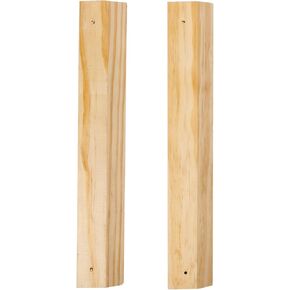 Walnut Hollow 12" Hanging Cleat Set 2CT 10PK Craft Wood, 1-Pack, Natural 2 Count