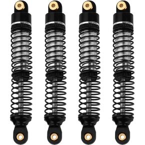 66mm Aluminum Front and Rear Shock Absorber Spring Damper For LOSI 1/18 Mini LMT 4X4 Brushed Monster Truck RTR-LOS01026 Redcat Ascent18 Upgrade Parts (red)