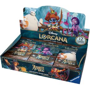 Ravensburger Disney Lorcana TCG: Azurite Sea Booster Pack Display | 24 Packs with 12 Trading Cards Each | Ideal for Collectors & Disney Fans | Suitable for Ages 8+