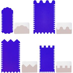 FINGERINSPIRE 4 قطع قالب تقطيع الصابون الأكريليكي 5.9x3.0x0.1 بوصة أداة تشكيل مكشطة الصابون المصنوعة يدويًا، أداة تشذيب قالب أداة ماكينة حلاقة الصابون لمستلزمات صناعة الصابون اليدوية المنزلية