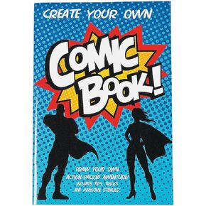 Fun Express - Comic Book Activity Pad - Stationery - Activity Books - Misc Activity Books - 12 Pieces