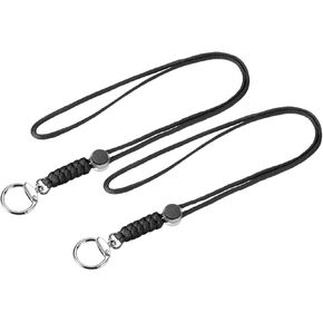 YOKIVE Paracord Lanyard with Clasps, Wrist Keychain Cord Metal Hooks Straps | Great for Home Keys, ID Cards, Badge Holders