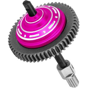 RC 54T Center Diff Gear Upgrades Part for 1/10 Slash 4x4,Slash 4x4 VXL,Rustler 4x4,Rustler 4x4 VXL,Stampede 4x4,Stampede 4x4 VXL,Hoss 4x4 VXL,Metal 54T Gear Slipper Clutch,Pink