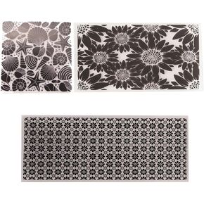 DIY Craft Template Molds 3PCS Embossing Folders for Card Making Handmade Art Craft Supplies