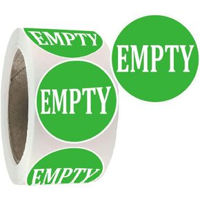Empty Labels Inventory Control Stickers, 2 Inch Adhesive Shipping Labels for Inventory Control and Warehouse Organization.(500 Pcs)