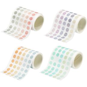PATIKIL 5000 Dots 8mm Washi Dots Round Labels Colored Coding Sticker Roll Self-Adhesive for Notes, Envelopes, Boxes Multiple Colors