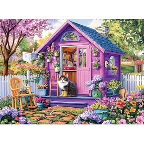 300 Piece Puzzles for Adult Jigsaw Puzzles Yellow Forest Boat Puzzle 300 Pieces Jigsaw Puzzles for Adult Kids Elderly Family Challenging Puzzles Game Home Decor Gift Toy 20.5x15IN