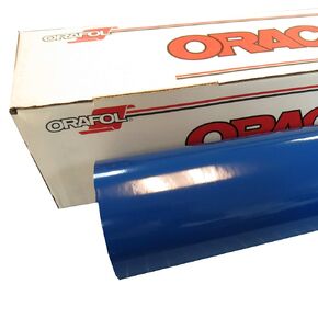 24" x 15' (feet) Roll of Oracal 651 Vinyl for Craft Cutters and Vinyl Sign Cutters (Blue, 15 Feet)