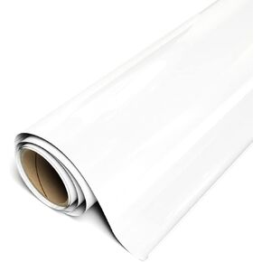 Siser EasyPSV Starling 12''x1yd - Permanent Adhesive Craft Vinyl, Dishwasher Safe, for Indoor and Outdoor Applications (Gloss White)