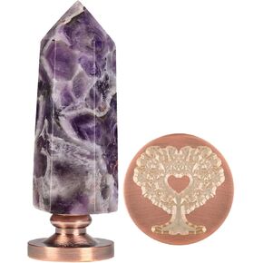 جمشت كريستال مسدس المنشور ختم الشمع ختم، انفصال الأختام النحاس خمر لبطاقات دعوة لعيد الميلاد عيد الهالوين هدية عيد الشكر، نمط الحب in Kuwait