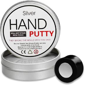 Magnetic Slime Putty, Magnetic Space Putty Slime with Upgraded Magnet Toys for Kids Adults, Fidget Toy Stress Reliever Puddy Toys for Christmas Birthday Gifts Stocking Stuffers (1 Pack, Black)