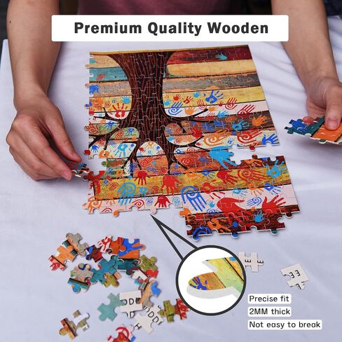 Sunflower Puzzle 500 Piece Puzzles for Adults - Retro Sunflowers and Farmhouse Yellow Flower Hummingbird Animal Inspirational Wooden Jigsaw Puzzles for Family Activities Games - God Says You are in Saudi Arabia