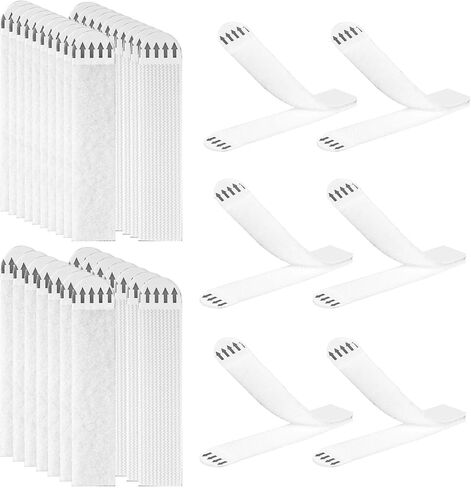 20 Pairs Large Picture Hanging Strips Heavy Duty, Sticky Picture Hangers for Walls, Hanging Pictures Without Nail, No Tools Wall Hanging Strips for Frame Mounting Strips in Saudi Arabia