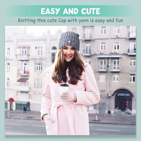Crochet Cat Paw Gloves Kit for Beginners, Step-by-Step Video Tutorials and Instruction, Complete DIY Learn to Crochet, Crochet Starter Kits with Plush Yarn, Hook, All Accessories, Cute Cat Paw Mittens in Saudi Arabia