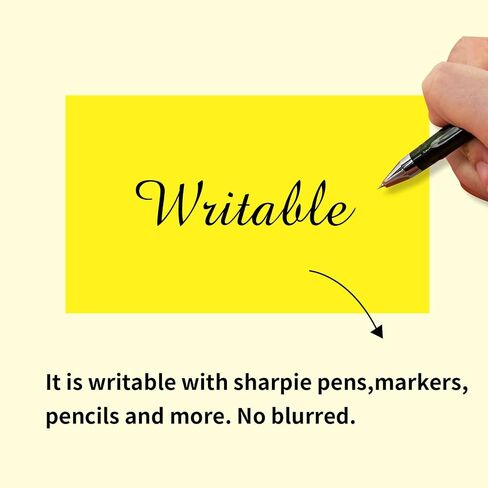 STARLIBOO 3"X5" Rectangle Color Coding Labels, Removable Square Label Inventory Stickers, Permanent Warehouse Moving Box Square Label (250Labels, Yellow) in Saudi Arabia
