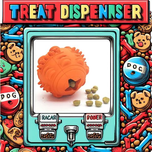 Indestructible Puzzle Dog Toy for Aggressive Chewers to Keep Them Busy Interactive Peanut Butter Natural Rubber Fillable Dog Toy Ball,Tough Fun Topple Treat Dispensing Dog Toys in Saudi Arabia
