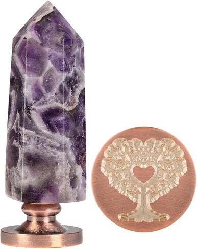 جمشت كريستال مسدس المنشور ختم الشمع ختم، انفصال الأختام النحاس خمر لبطاقات دعوة لعيد الميلاد عيد الهالوين هدية عيد الشكر، نمط الحب in Kuwait