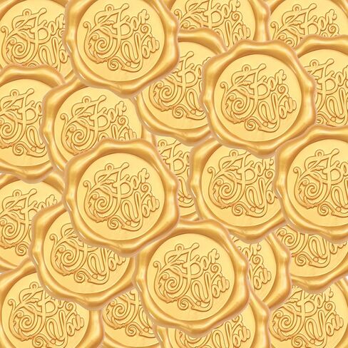 Wax Seal Stickers, 50 Pcs Pine Green for You Premade Envelope Sealing Stickers Self-Adhesive Wax Seals for Wedding Invitation, Letter Envelope, Gift Wrapping in Kuwait