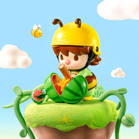 POP MART Sweet Bean Fruit World Adventure Series Figures, Random Design Action Figures Collectible Toys Home Decorations, Holiday Birthday Gifts for Girls and Boys, Single Box in Saudi Arabia