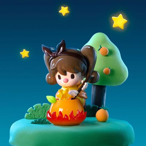 POP MART Sweet Bean Fruit World Adventure Series Figures, Random Design Action Figures Collectible Toys Home Decorations, Holiday Birthday Gifts for Girls and Boys, Single Box in Saudi Arabia
