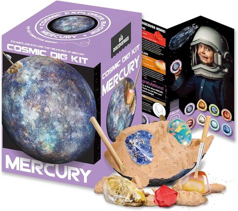 Cosmic Dig Kit by Big Discoveries - Explore The Planets of The Solar System with Gem & Fossil Excavation Kits for Kids | STEM Toy Science Dig Kits with Gemstones for Boys and Girls in Saudi Arabia