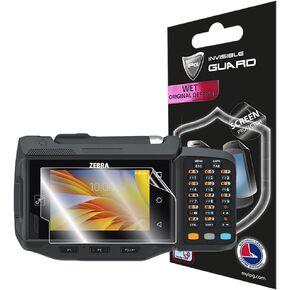 IPG Compatible with Zebra WT6300 Handheld Computer Screen Protector 6 UNITS Invisible Guard Free Lifetime Replacement HD Clear Bubble Free screen protection for WT6300