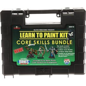 Reaper Miniatures: 08910 - Learn to Paint Kit Core Skills Bundle