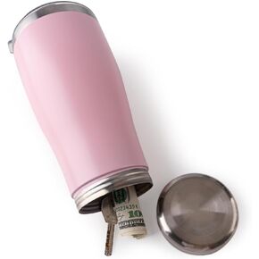 Coffee Mug Diversion Safe-Stash Bottom Compartment for Valuables,hot/cold drinks with Big Clever Dry Hiding Spot(blue)