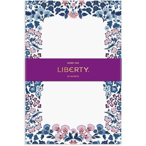 Galison Liberty Tanjore Gardens Memo Pad from Galison - Message Note Pad with Unique Floral Print, Includes 60 Sheets of the Same Design, 6" x 9", Beautiful Edition to Any Home or Office