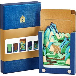 3D Art Calendar Memo Pad 2024,3D Art Sticky Notes Imperial Palace Rip Away Paper Carving Sticky Christmas Birthday Christmas Valentine's Day Wedding Gifts