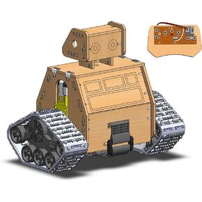 STEM Projects for Kids Ages 10-16, Wooden Model Car Kits, Gifts for Boys 9-16, Science Educational Crafts Building Kit,RC Tank