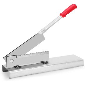 Upgraded Stem Cutter 10-Inch Thickened Blade with Base, No Mounting Required for Fresh Flowers,Artificial Wired Stems,Branches, Straw, even Bones, Ideal for Bulk Flower Making and Bone processing