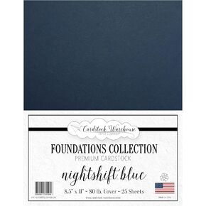 Cardstock Warehouse Foundations 100% Recycled Timber Green Forest Cardstock Paper - 25 Sheets 8.5 x 11 80 lb/215 GSM Premium Dark Green Cardstock for Die-cutting Laser, Inkjet Printing & DIY Projects