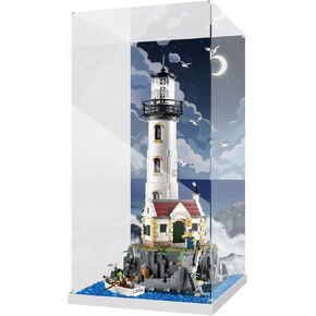 Acrylic Display Case for Lego 21335 Motorized Lighthouse; ONLY Display Case, Lego Model NOT Included