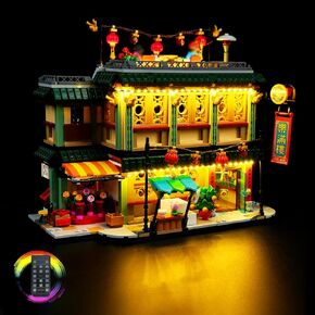 مجموعة إضاءة LED للاحتفال بلم شمل عائلة ليغو، إضاءة LED متوافقة مع نماذج مكعبات البناء Lego 80113 (إصدار التحكم عن بعد) in Kuwait